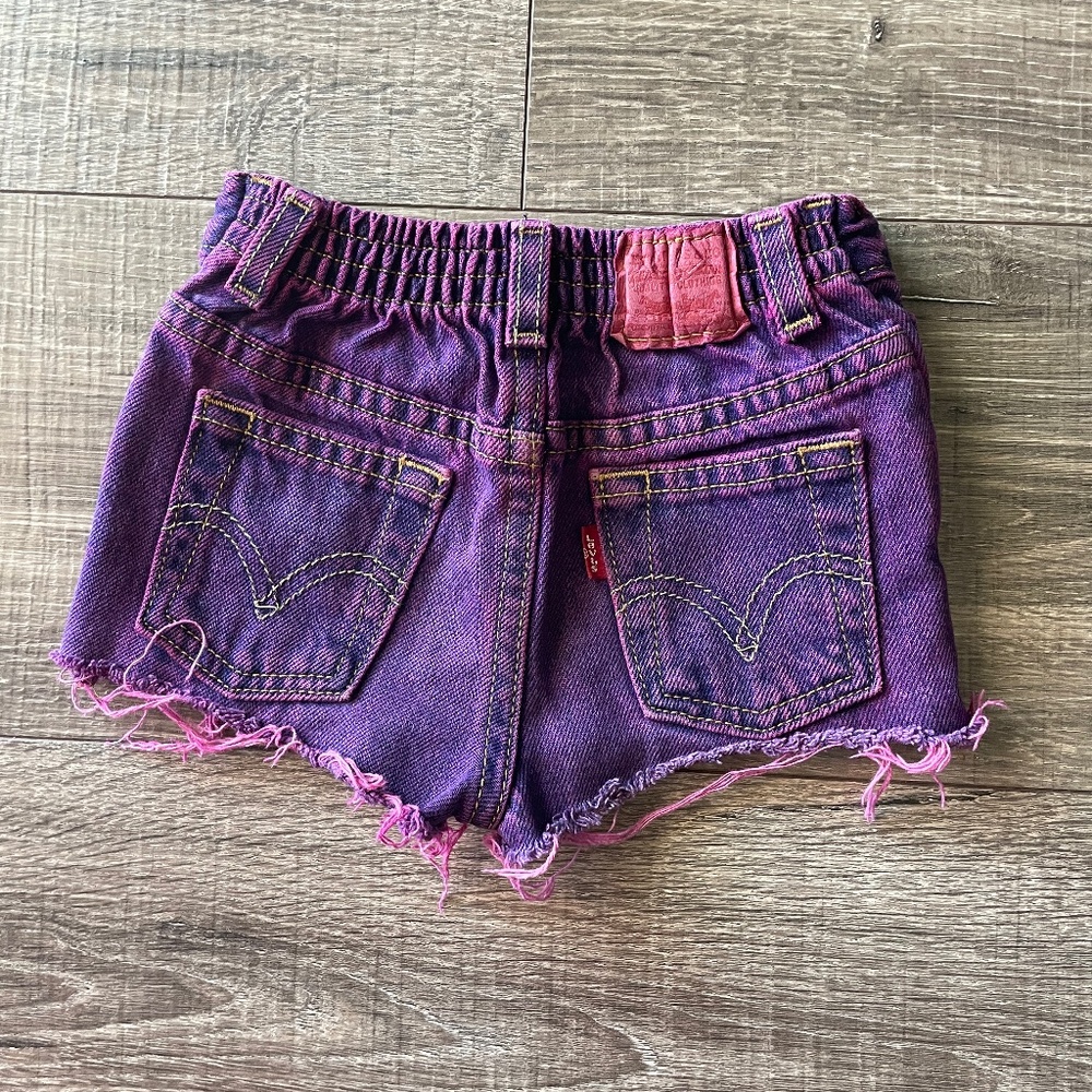 Baby Girls Vintage Levi Jean Shorts